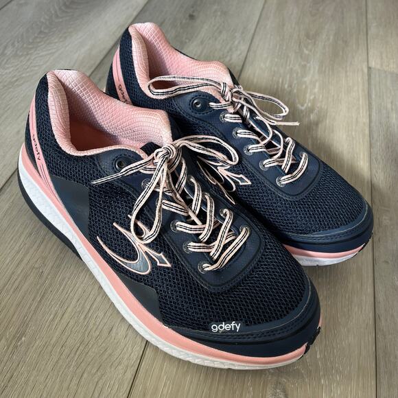 Gdefy 'Gravity Defyer' Mighty Walk Women's 10.5 Sneaker Tennis Shoe Blue Pink - Picture 4 of 12